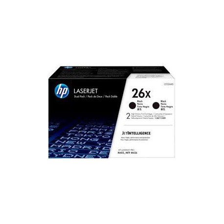 HP 26X toner LaserJet noir grande capacité authentique